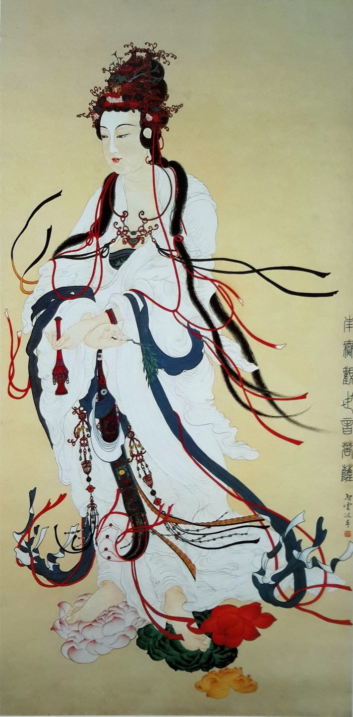 第三世多杰羌佛工巧明展顯之中國畫
